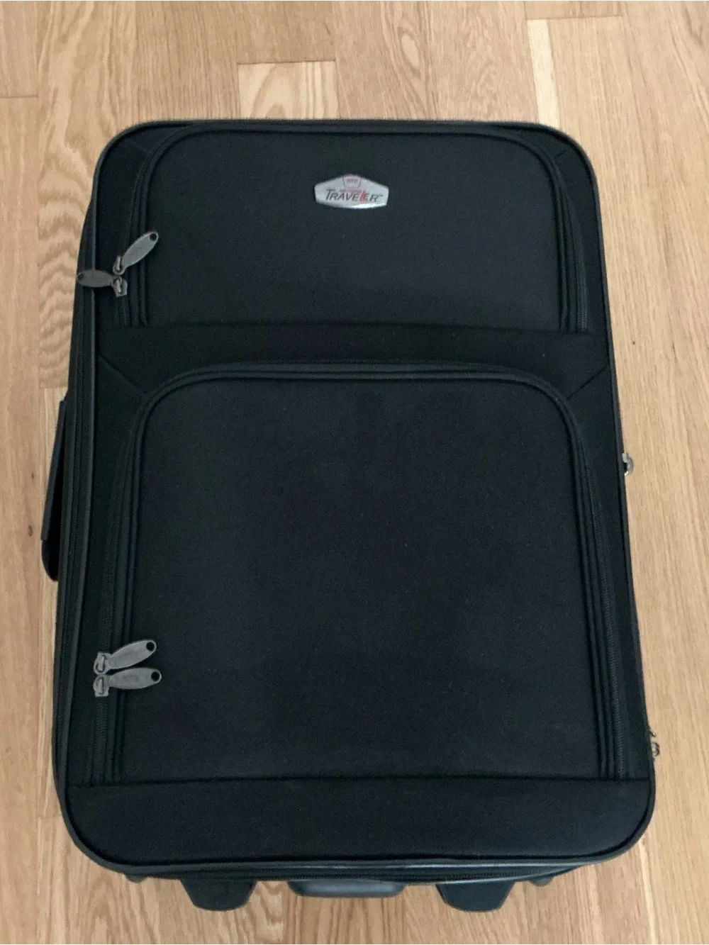 Black Travel Carry-On Suitcase 2 Wheel